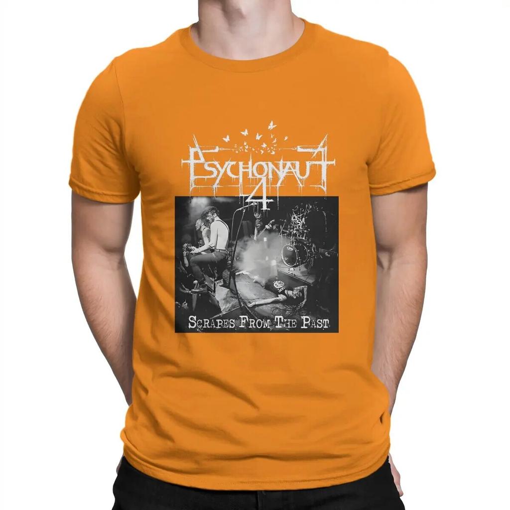 Scrapes From The Past T Shirts Unisex  100% Cotton Cool T-Shirt Crew Neck Psychonaut 4 Tee Shirt Short Sleeve Clothes New Arrival