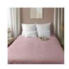Couvre-lit en microfibre 240 x 220 cm Rose