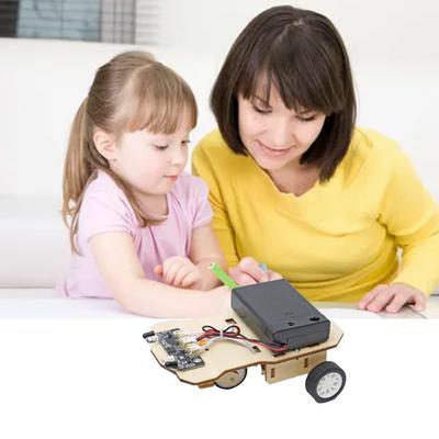 1 Set Funny Creative Hands-on Ability Stimulate Imagination Following Car Teaching Demonstration Toys Educate Accessory Equipment