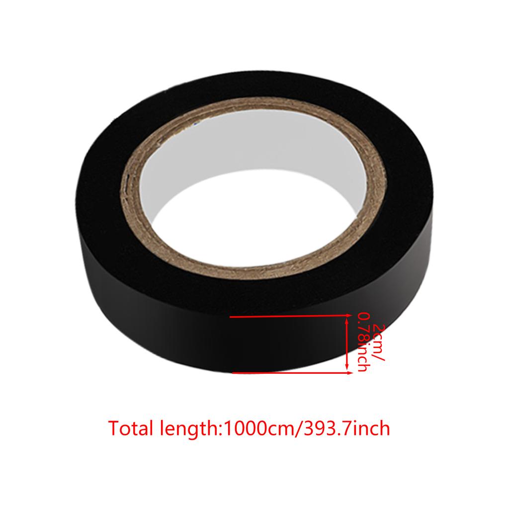 Black PVC Electrical Tape Industrial Grade PVC Electrical Insulating Tape for Improvement Electrical Equipment