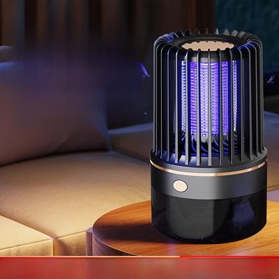 LED Light Mosquito Killer - Portable USB-powered ABS Material - No Battery Required Modern Mosquito Insect Repellent Light Durable ABS Construction