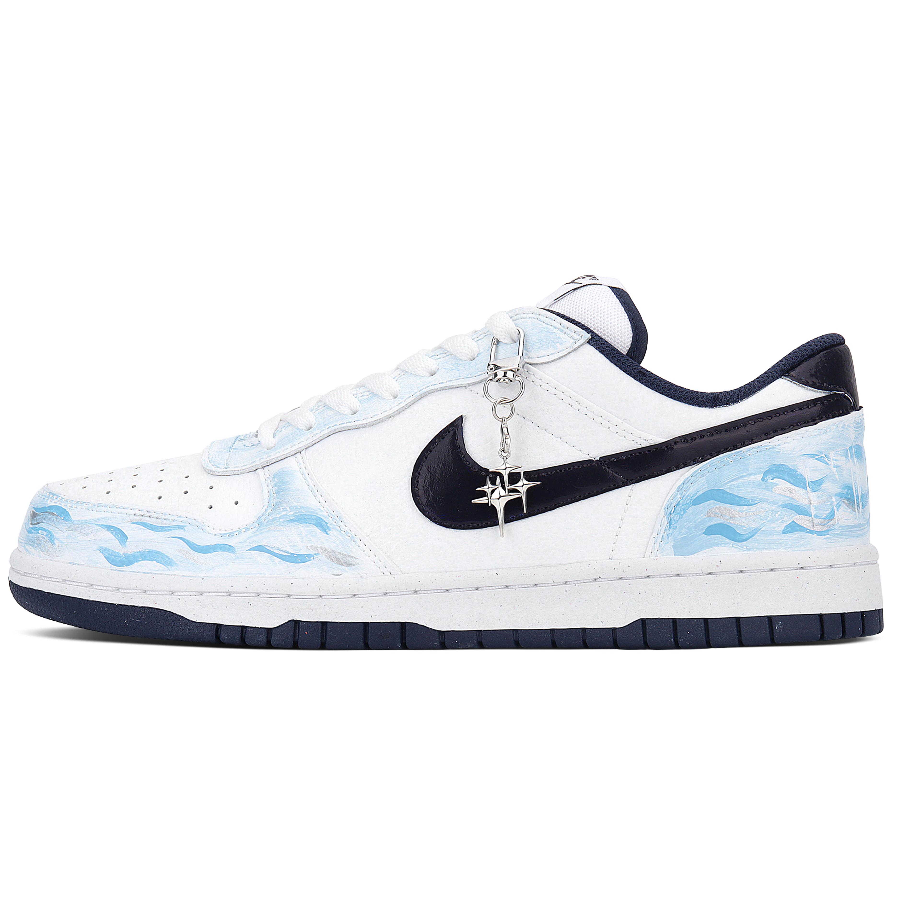

Nike Big Low top Skateboard Shoes Men s Arctic Blue 355152-140(Team1455-1) 42
