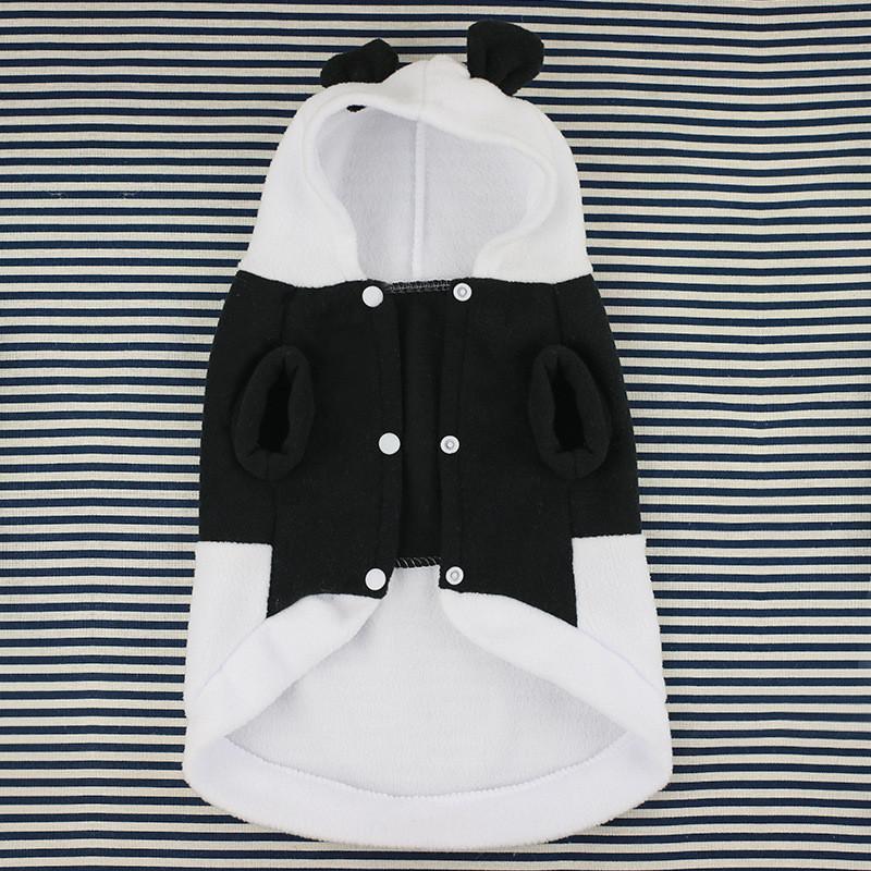Cozy Panda Transformation Pet Clothing For Dogs And Cats In White