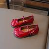 Spring Summer Children Ballet Shoes Glossy Trend Girls Leather Shoes Soft Princess Versatile Kids Fashion Flat Loafers Classic