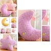 Cute Star And Moon Plush Pillow For Kids Soft And Fluffy Stuffed Toy For Home Decor And Birthday Gifts From Diman