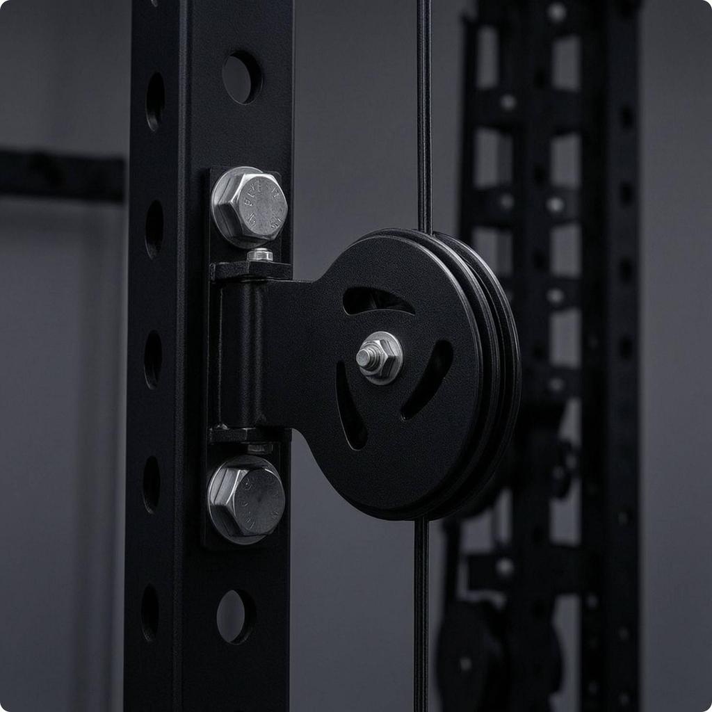 Cable Pulley with Bracket Swivel Gym Block Easy To Install Hardware for