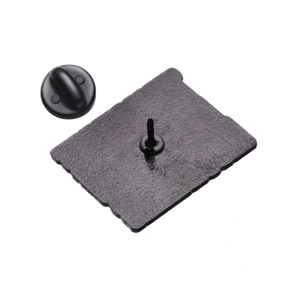 Lapel Badge Brooch Pin Engineering Cost Control Brooch English Letters Brooch  Clothes Pins