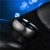 Wedding Ring Ring Black Titanium Steel Matt 161