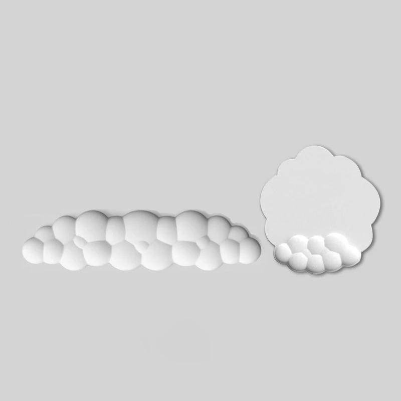 Wolken-Handgelenkauflage Tastatur Memory-Schaum Mauspads Anti-Rutsch Tastaturgriff-Stütze Mauspads-Set Ergonomische Wolken-Handgelenkbandage