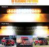 10PCS LED Emergency Strobe Lights 12 LED Warning Beacon Caution Hazard Light Bar Car Trucks Vehicle Flashing Light