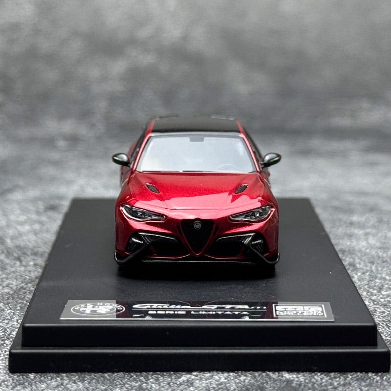 MG 1:64 Alfa Romeo Giulia GTAm Leichtmetall-Auto-Druckguss & Spielzeugfahrzeuge Automodell Miniatur-Maßstabsmodellauto Für Kinder ze6
