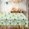 Tropical Fruit Rectangle Tablecloth for Table Decor Kitchen Dining Patio Waterproof Reusable Tablecloth for Table Indoor Outdoor
