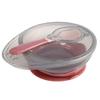 Suction Bowl Anti-scald Handle Non-slip Food-grade Easy To Clean Diet Training Baby Complementary Food Bowl with Spoon Daily Use