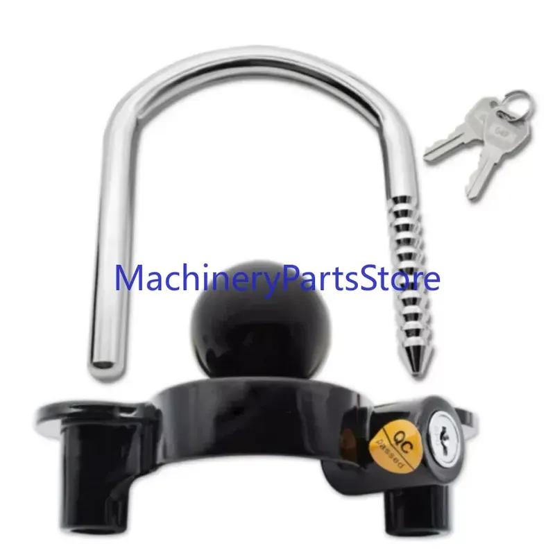 1PC Universal Anti-Theft Lock Hitch Coupling Lock Trailer Parts Tow Ball Caravan Camping Anti Theft Trailer Accessories