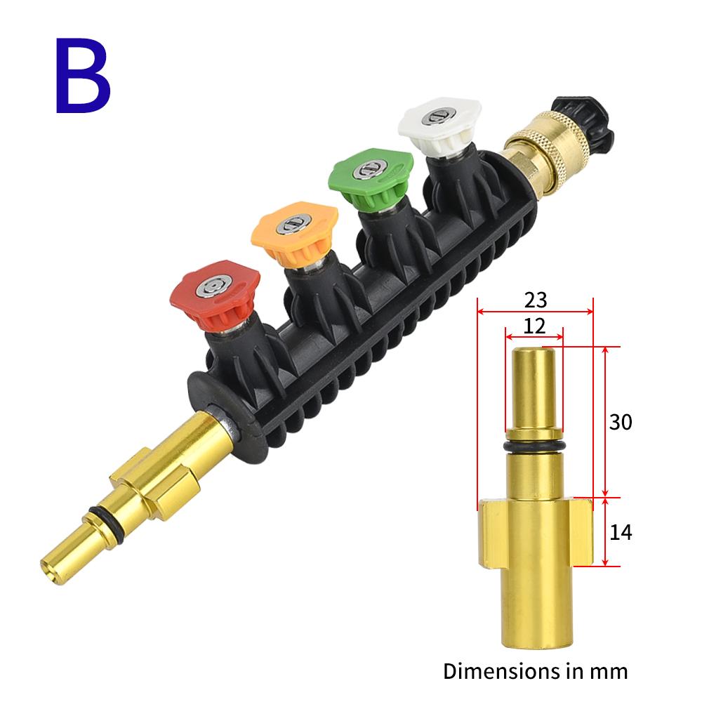 High Pressure Washer Gun Wand Tips Car Jet Washer Spray Gun Lance Nozzle Tip for Karcher Black Deckeri Bosch Lavor