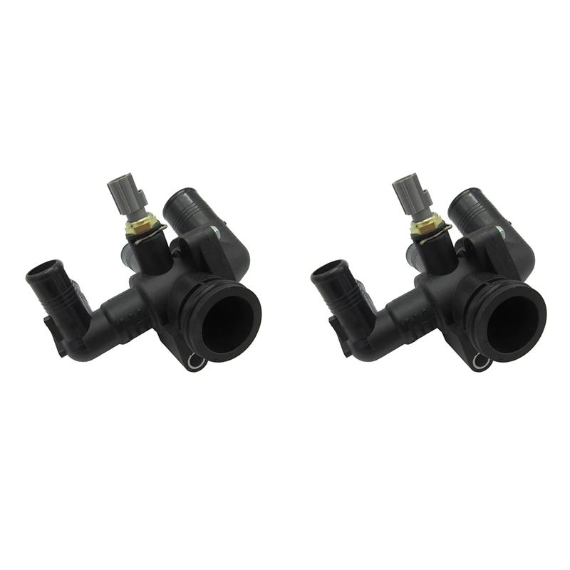 2X 1731770 Engine Coolant Thermostat For Ford Transit Tourneo Custom Citroen Jumper Boxer 9678741380 BK2Q8A586AB