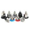 KST213 M6/8/10 Coarse Thread Carbon Steel/Stainless Steel ReturnType/Self-locking Mini Index Plunger Pins Black/Blue/Red Knob Locating Pins
