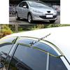 For Peugeot 408 2010 2011 2012 2013 Car Body Styling Sticker Plastic Window Glass Wind Visor Rain/Sun Guard Vent Parts