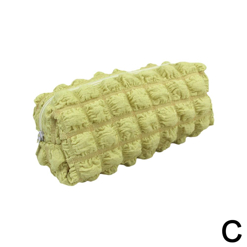 Stor Kapacitet Fluffig Pennfodral Stationär Förvaringslåda Mjuk Hållbar Bärbar Pennfodral Kosmetikaväska Sminkväska Skolmaterial