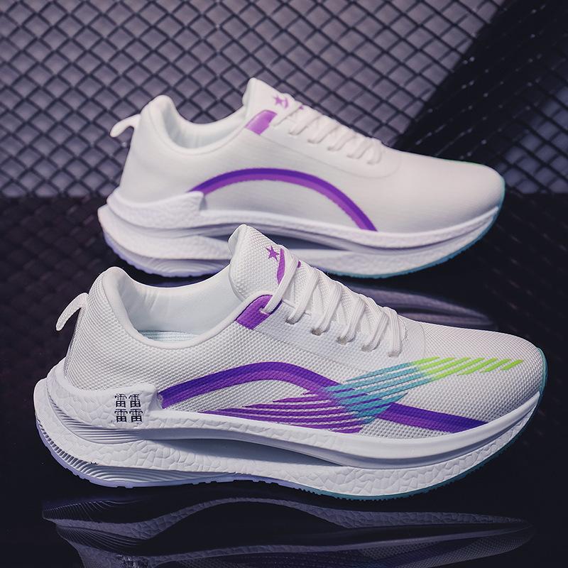 

Youth leather casual sports shoes couple versatile popcorn shock-absorbing running shoes soft elastic platform men s and women s tide shoes 44