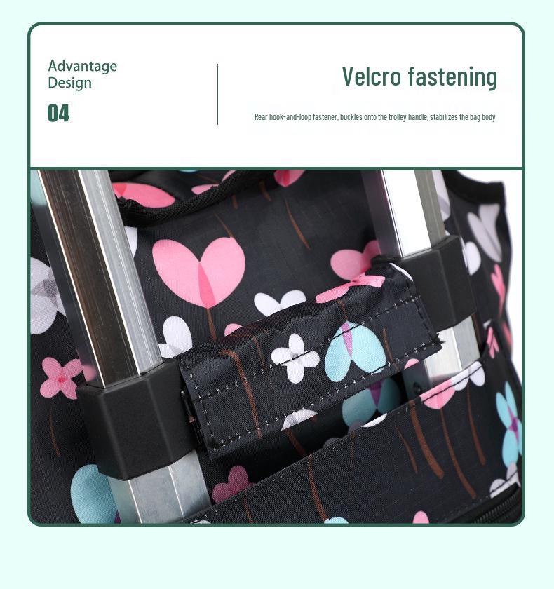 Portable Folding Shopping Cart with Telescopic Handle