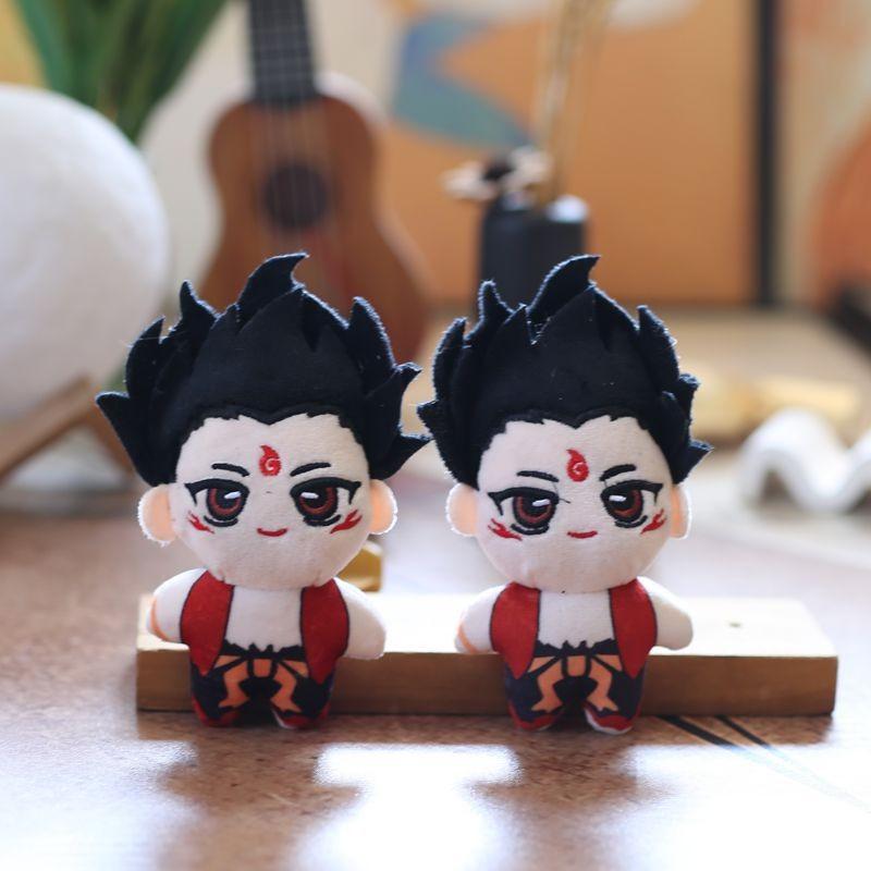 Plush Toy Nezha Keychain With Pp Cotton Backpack Accessory For Kids Gift