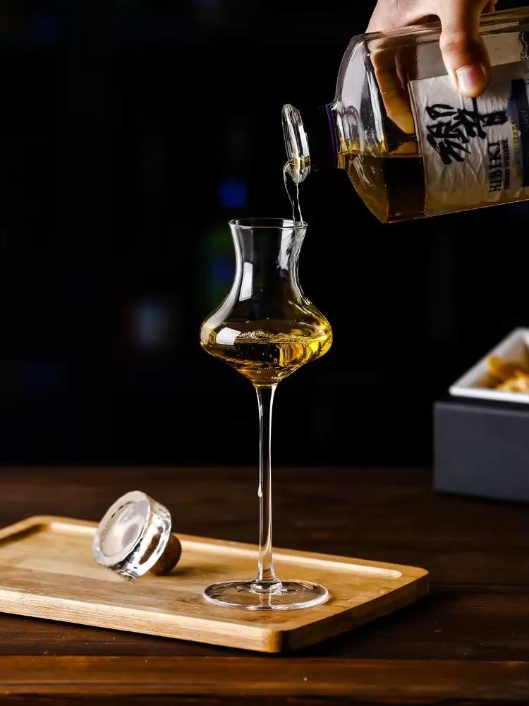 125ml bezolovnatý křišťálový aromatický pohár na víno šampaňské degustační sklenice elegantní sklenice na whisky pohár na čisté pití