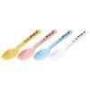 Skater Spoons, 15cm, Plastic, Made In Japan, Set of 4, Snoopy Picnic, S-18P-A