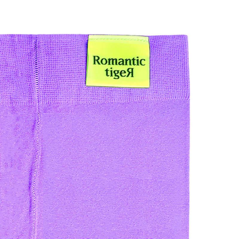 Romantische Tiger Basic Farbe Strumpfhose (lila)