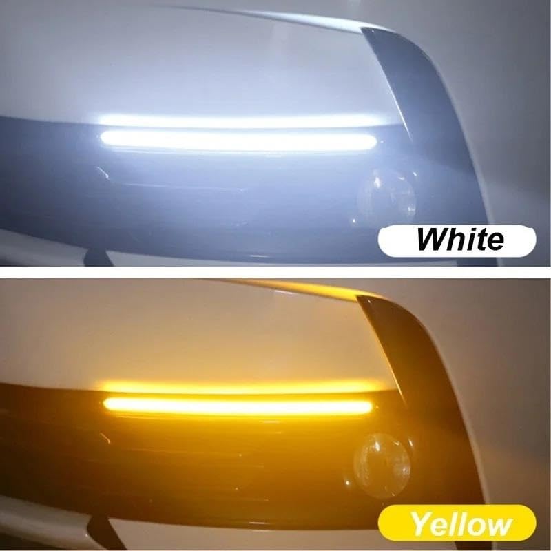 Indicator Turn Signal Lamp 2pcs Car Headlight Waterproof Sequential Flow Yellow Turn Signal Car