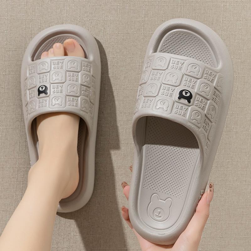 Women's Odor-Resistant Non-Slip EVA Slippers - Cartoon Design for Cool, Fresh Feet