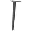 Vidaxl Coffee Table Legs, 4 Pcs, Anthracite, 42-43 Cm, Steel