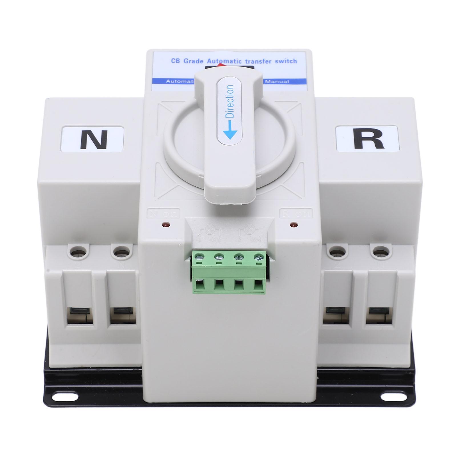 

Автоматичний перемикач живлення 2P Автоматичний перемикач для дому та промисловості 230В 63А