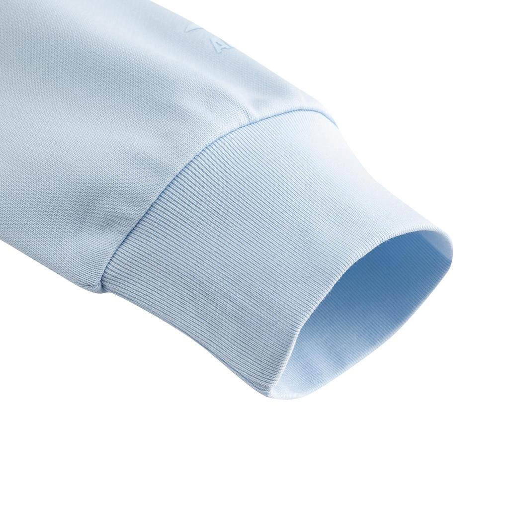 Anta Lifestyle Series Fashion Casual Loose Comfortable Campus Versatile Sports Pullover Sweatshirt Unisex Tops Frost-Blue 972618704-8