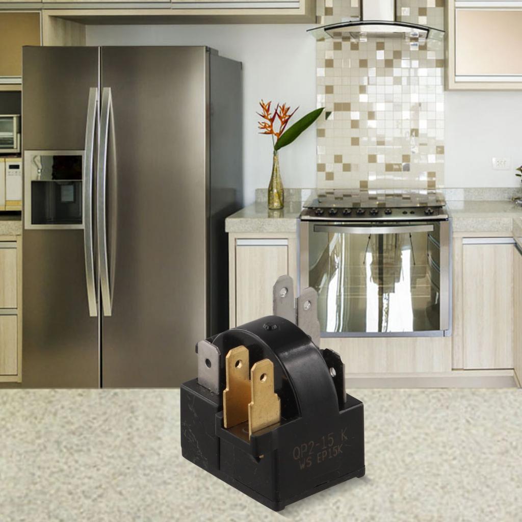 Refrigerator Starter Relay 6Pin QP2-15H Featuring Overload Protection System for Compressor Safety and Longevity