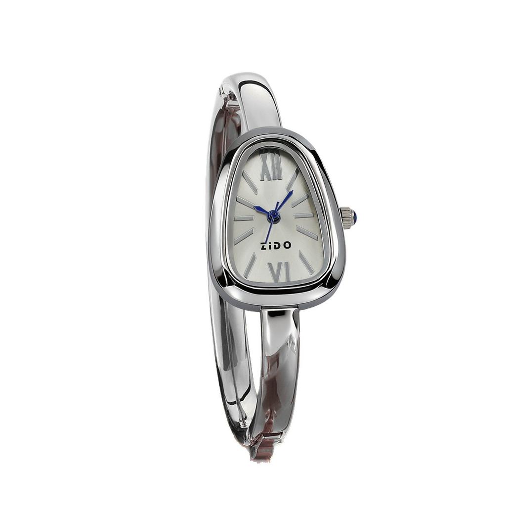 Watch Women'S Fashion Quartz Watch Light Luxury Premium Niche Design Oval Bracelet Watch