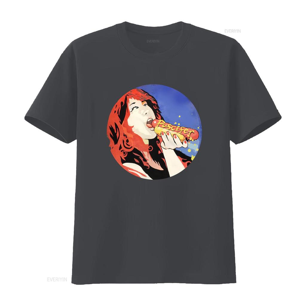 PUSCIFER HOTDOG For Fan Black Size S XL Funny T Shirt AH w vintage Washed Stretched graphic homme Unisex Casual