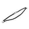 Magnetic Buckle Leather Bracelet: Men's Double Buckle Woven Accessory - Handmade Design