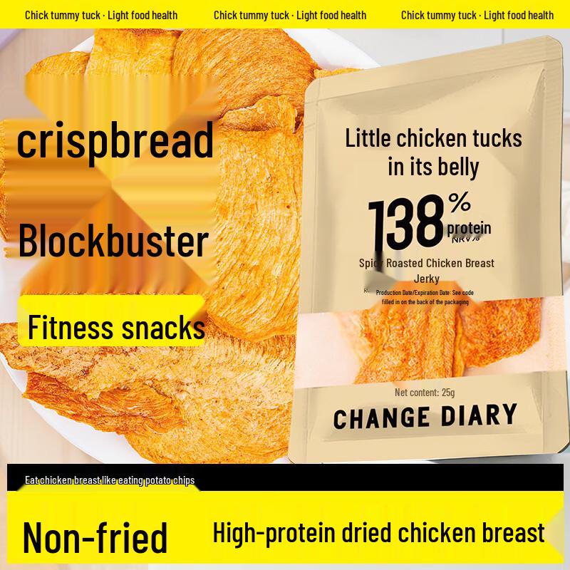 Low-Fat High-Protein Roasted Chicken Breast Jerky
