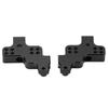 2PCS Metal Aluminum Alloy Front Suspension Bracket Shock Mount for Axial SCX24 124 RC CarBlack