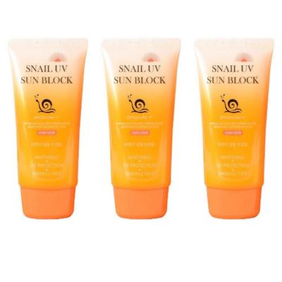 ZIGOT Snail UV Sunblock Cream SPF50+ PA+++, 70ml, 3 Units