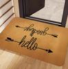 Hoppy Bunny Frog Carpet Mat Rug - Funny Quote Design Home Decoration for Living Room Entrance Home Door Mat Welcome Mat