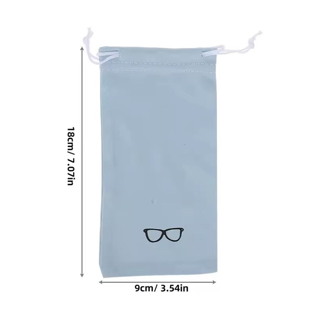 Microfiber Glasses Cloth Storage Bag Dustproof Myopia Glasses Case Eyewear Protector  Men Women