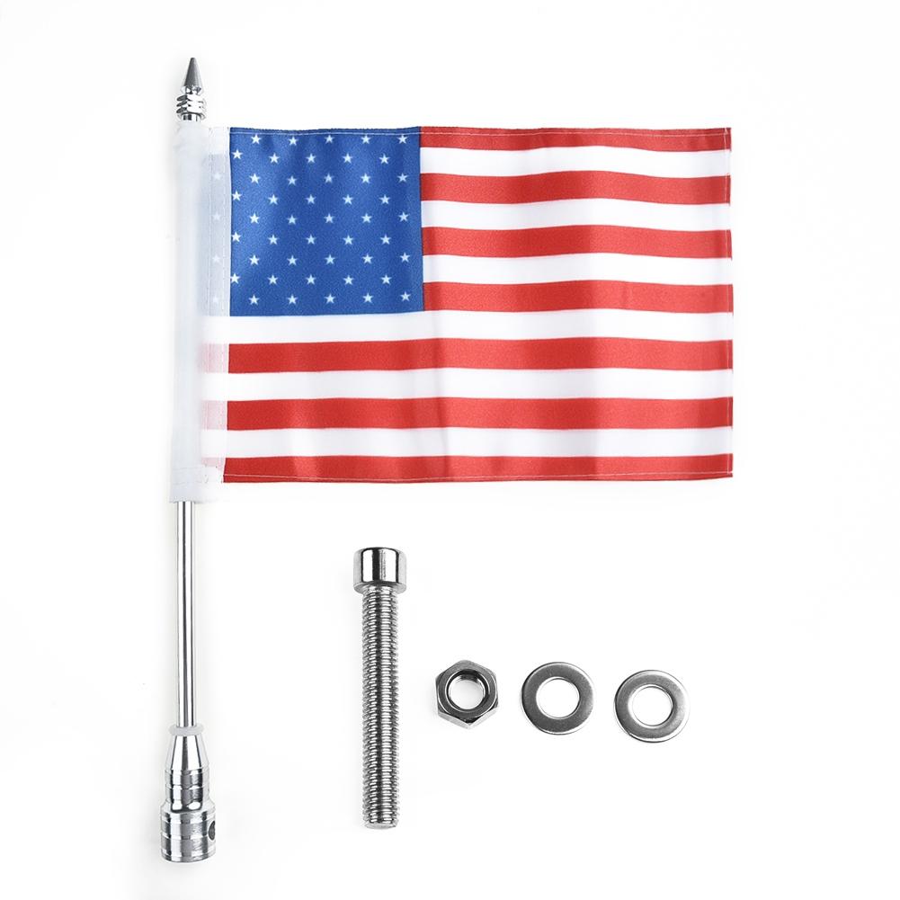 Flagpole Luggage 475268 Polyester Galvanized Steel Rack Mount For Honda