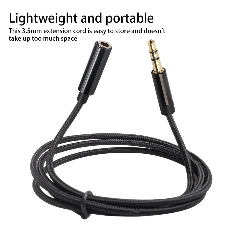 

Audio Extension Cable 3 5mm Male to Female Adapter Converter Conversion Connector Sound Equipment Replacing Parts