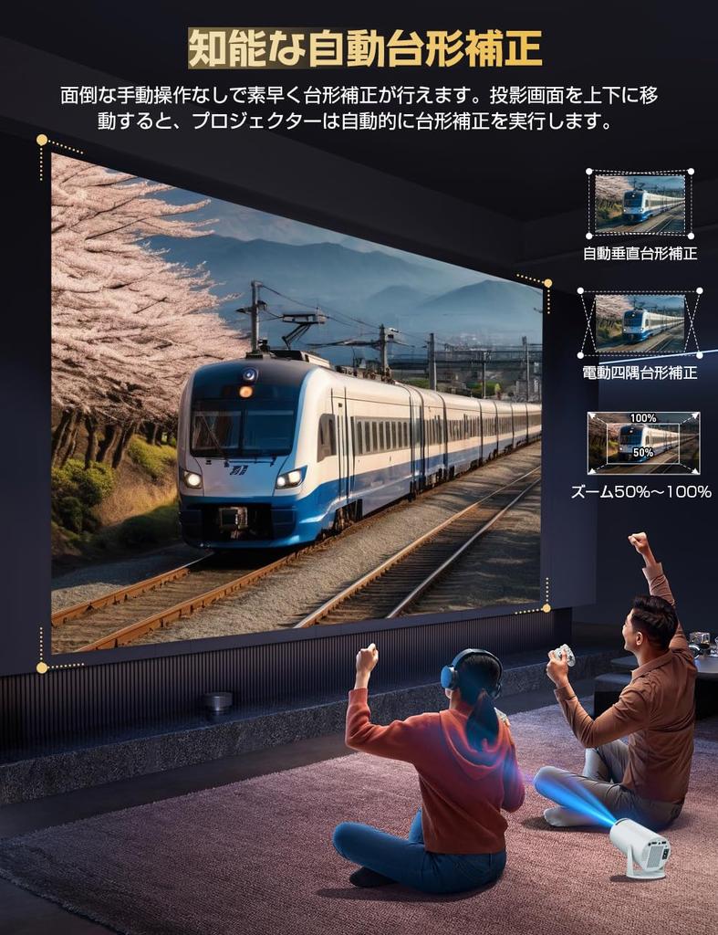 Model v lednu nejnovější Android TV Happilaff malý 1080P 4K kompatibilní stropní automatický keystone Bluetooth HiFi domácí domácí zoom kompatibilní s