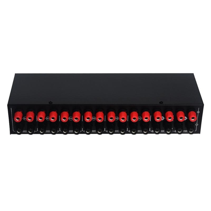 2 In 6 Out Power Amplifiers Loudspeaker Box Switcher 6 Channel Speaker Distribution Device Loudspeaker Switching Amplifi