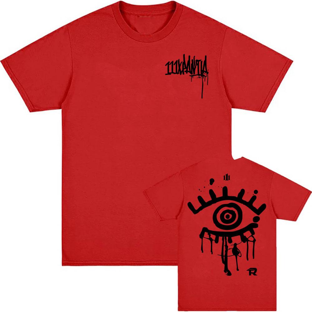 2025 Album 111XPANTIA Tričko Fuerza Regida Grunge Hip Hop Unisex Streetwear Bavlna Ležérní Trička s Krátkým Rukávem Pánská Dámská Trička