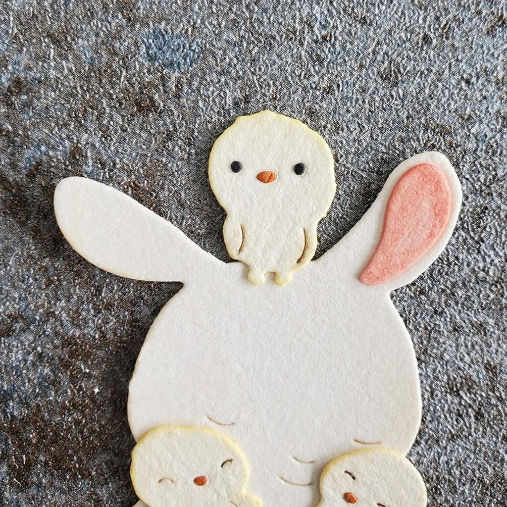 Zvířecí Králíci Tvarové Vyřezávací Šablony Scrapbooking Šablony na Vyřezávání Uhlíková Ocel Vyřezávací Šablony pro Scrapbooking Výrobu Pohlednic