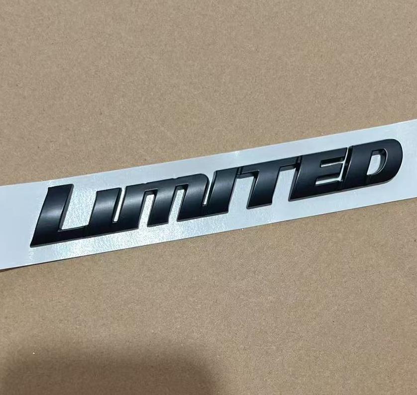1X Universal Car LIMITED Edition Emblem Car Body Decoration Sticker 3D Car Trunk Badge Sticker ABS Auto Exterior Accessories